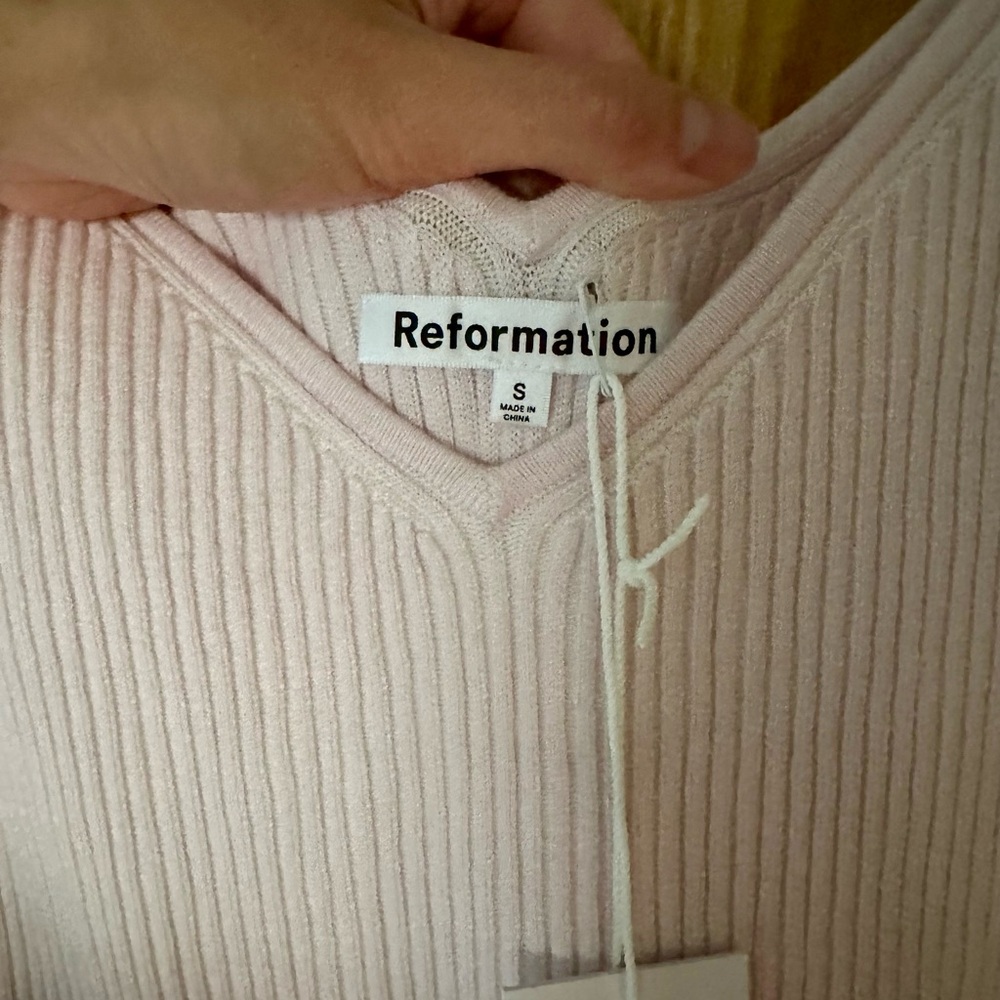 Reformation Heron Dress in Foxglove - Picture 8 of 10